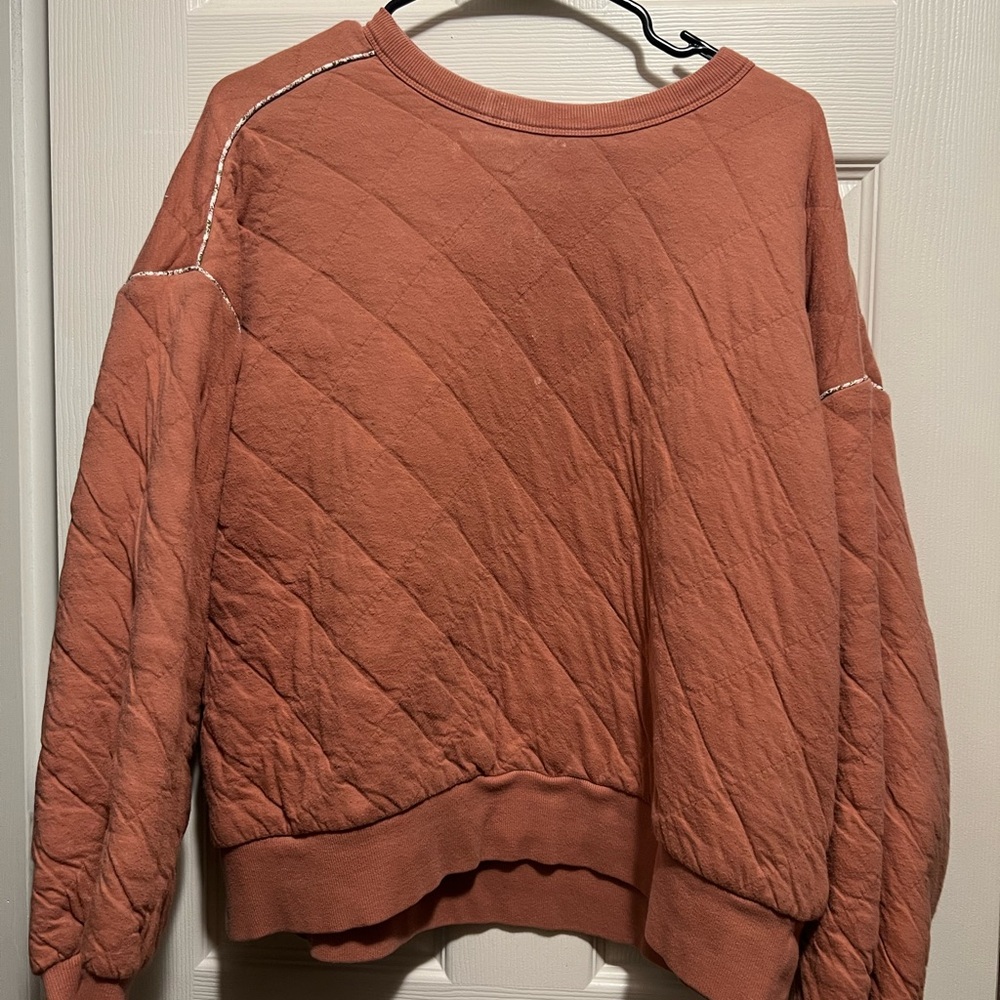 Universal Thread Quilted Terracotta Sweatshirt